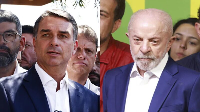 Pesquisa quaest mostra flávio bolsonaro com 46% e lula com 44%