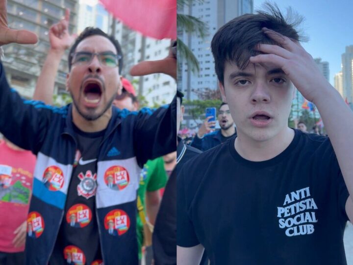 Jovens que protestavam contra Lula são expulsos de praia em BC
