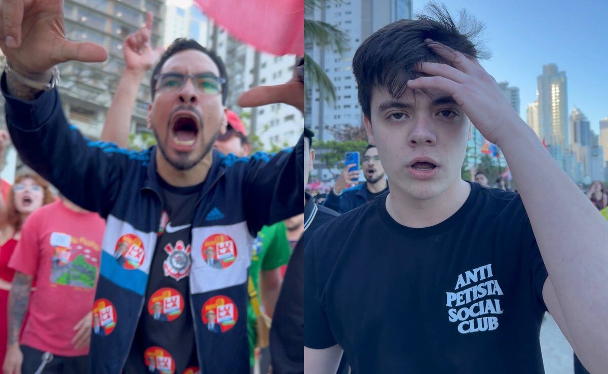 Jovens que protestavam contra Lula são expulsos de praia em BC