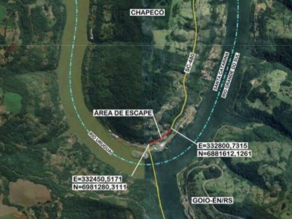 SC-480 ganha nova área de escape para reduzir acidentes em Chapecó