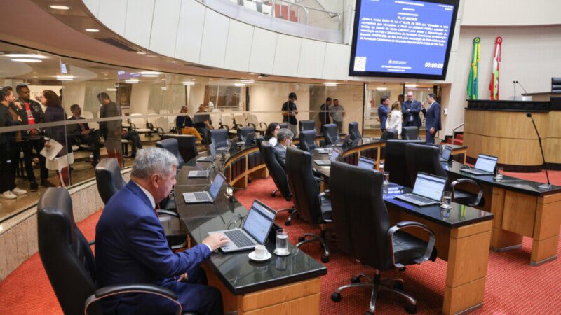 Deputados discutem segurança em creches, água e eleições na Alesc