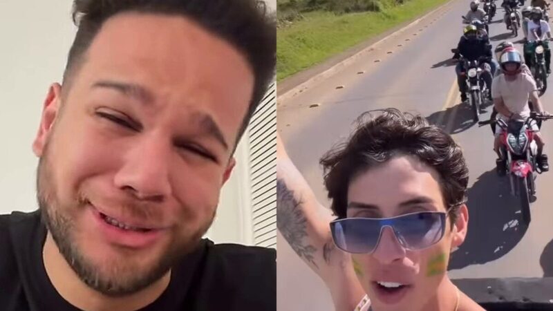 Influenciadores adotam posturas opostas nas redes sociais