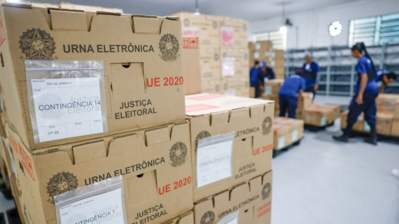 Tribunais eleitorais aceleram entrega de urnas e ajustes finais para o primeiro turno