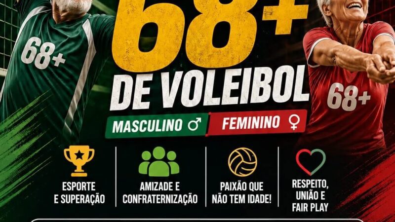 São Bento do Sul recebe torneio de voleibol 68+ em homenagem a Nilo Fragozo